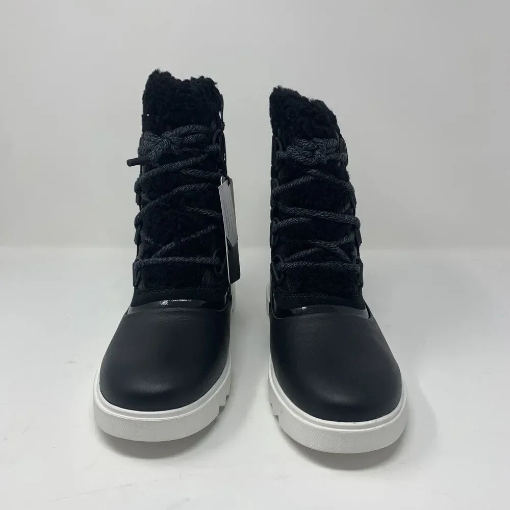 Sorel Joan of Arctic Next Lite Boots‎ Women's 7.5 Black Sea Salt Waterproof